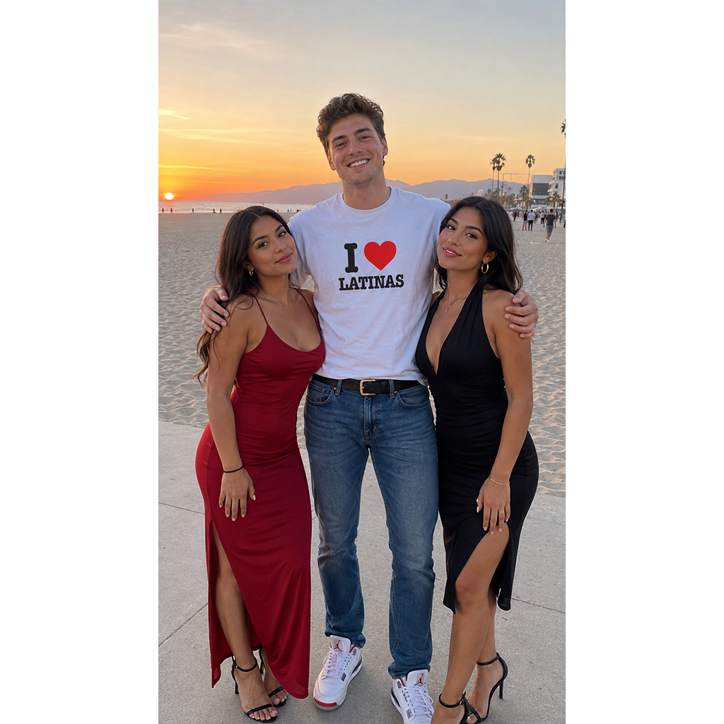 i love latinas tee